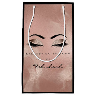 Eyes Lashes Blush Makeup Artist Rose Black Kleine Geschenktüte