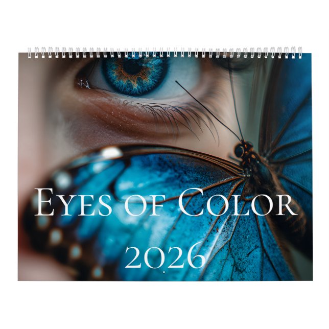 Eyes of Color 2026 Calendar Kalender (Titelbild)