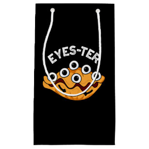Eyes ter Funny Oyster Pun Dark BG Kleine Geschenktüte