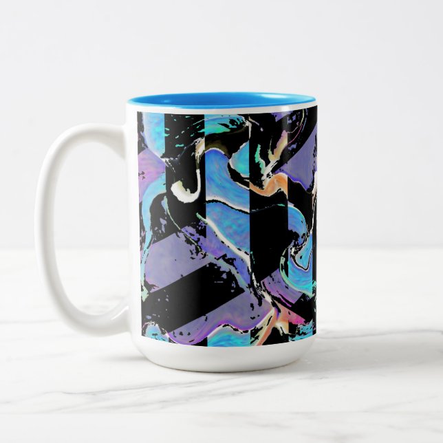 Eyesore-Tasse Zweifarbige Tasse (Links)