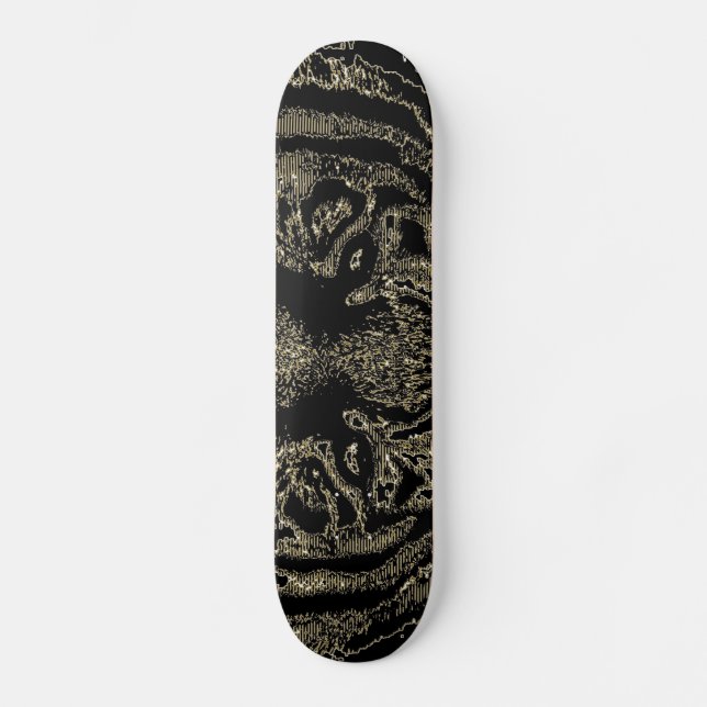 Eyes's Tiger 3 - Fine Art Skateboard (Vorderseite)