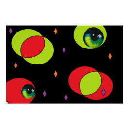 Eyezeen - Ken Gage Abstrakte Kunst Poster