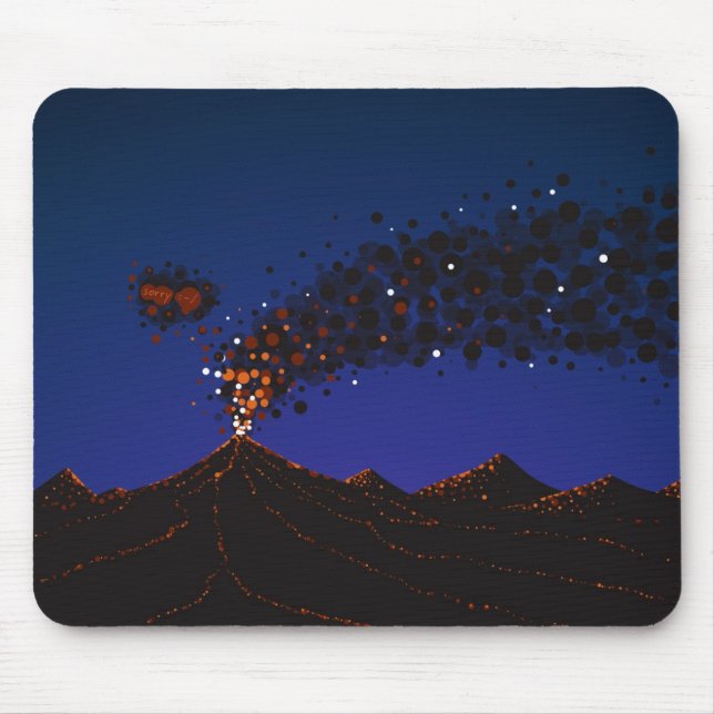 Eyjafjallajokull Mousepad (Vorne)