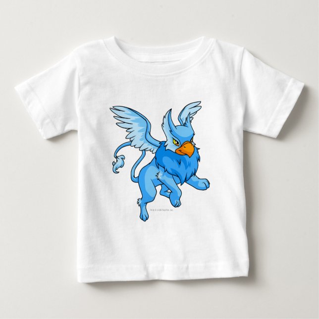 Eyrie-Blau Baby T-shirt (Vorderseite)
