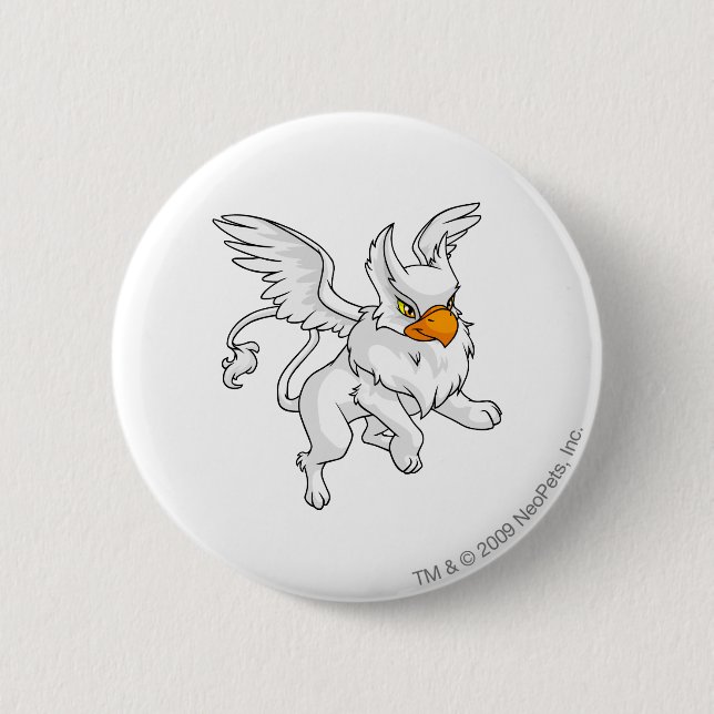 Eyrie-Weiß Button (Vorderseite)
