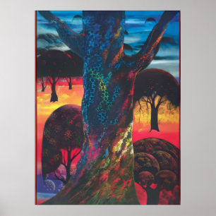 Eyvind Earle - Feuer Magie - 1993; Vereinigte Sta Poster