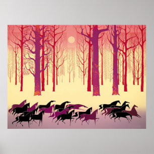 Eyvind Earle - Land of Midnite Sun - 1983; Verein Poster