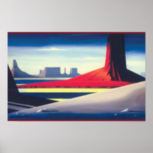 Eyvind Earle -  Monument Valley - 1995; Vereinigte Poster