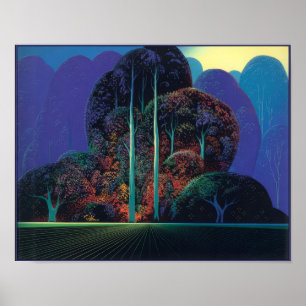 Eyvind Earle -  Sanfte Schattierungen der Dämmerun Poster