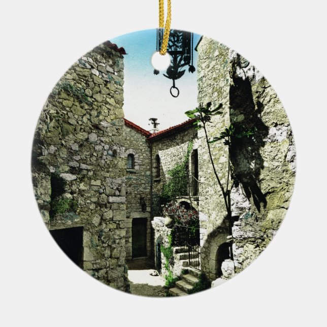 Eze, Alpes See Keramikornament (Vorne)