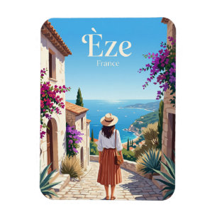 Èze Dorf Frankreich Magnet