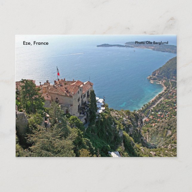 Eze, Frankreich, Foto Ola Berglund Postkarte (Vorderseite)