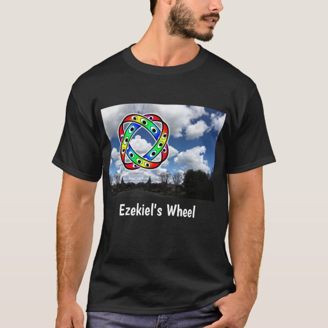 Ezechiels Rad - UFO T-Shirt (Vorderseite)