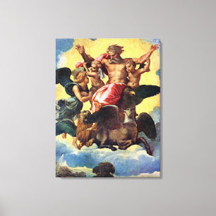 Ezechiels Vision, Gemälde von Raffael, Leinwanddruck