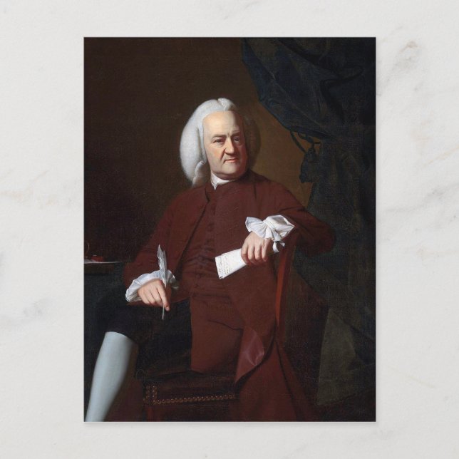 Ezekiel Goldthwait, von John Singleton Copley Postkarte (Vorderseite)