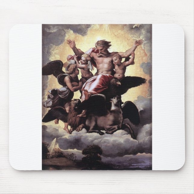 Ezekiels Vision - Raphael - 1518 Mousepad (Vorne)