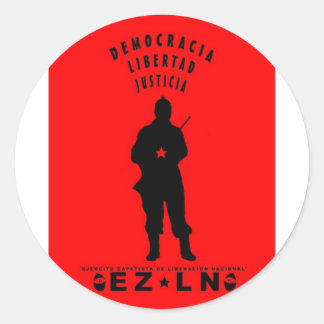 Ezln Runder Aufkleber