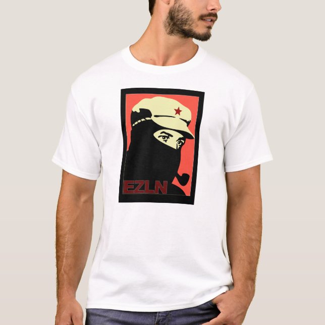 EZLN Subcomandante Marcos T-Shirt (Vorderseite)
