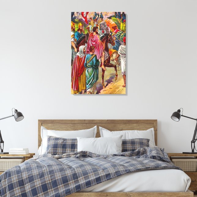 Ezra 1 Rückkehr nach Jerusalem Leinwand (Insitu (Schlafzimmer))
