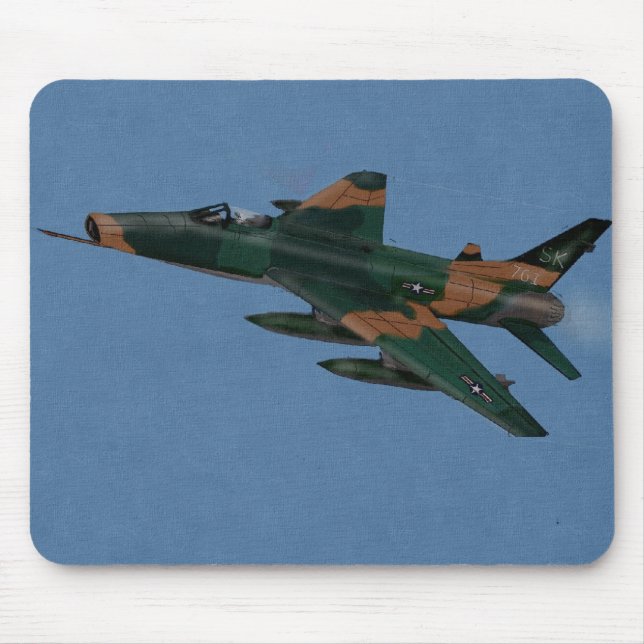 F100 Super Saber Vietnam Kriegsveteran Mousepad (Vorne)