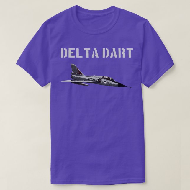 F106 DELTA DART T Jet Fighter Flugzeug Geschenk 1 T-Shirt (Design vorne)