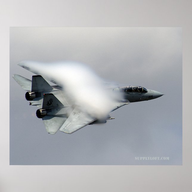 F14 im Hochgeschwindigkeitszug Poster (Vorne)
