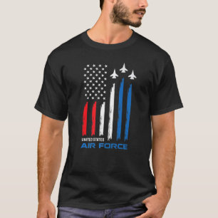F15 Adler Fighter Jet Usa Flag Flugzeug F 15 4th O T-Shirt