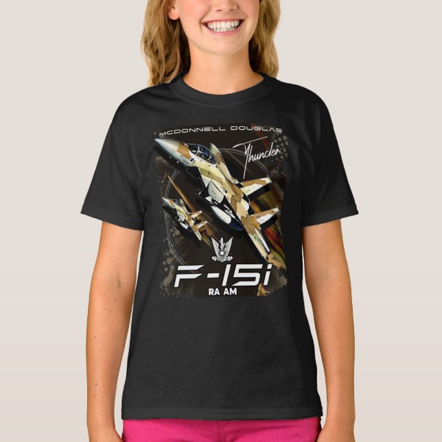 F15 IAF-Kampfjet der israelischen Luftwaffe T-Shirt (Vorderseite)