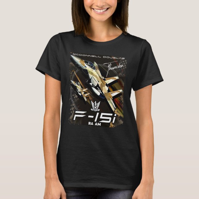 F15 IAF-Kampfjet der israelischen Luftwaffe T-Shirt (Vorderseite)