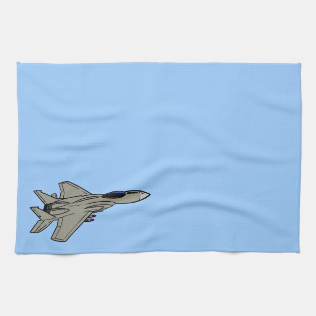 F15 Kämpferdesign Handtuch (Horizontal)