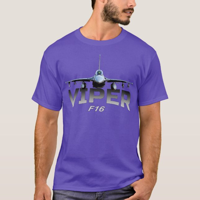 F16 Viper Falken-Jet-Kämpfer 2 T-Shirt (Vorderseite)