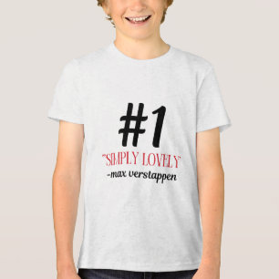 F1 Max einfach sehr schön Sticker Tri-Blend Shirt