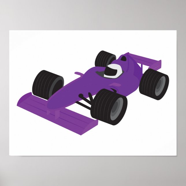 F1 Race Car Poster (Vorne)