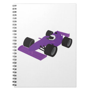 F1-Rennwagen Notizblock