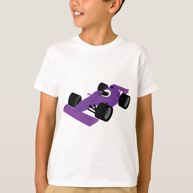 F1-Rennwagen T-Shirt (Vorderseite)