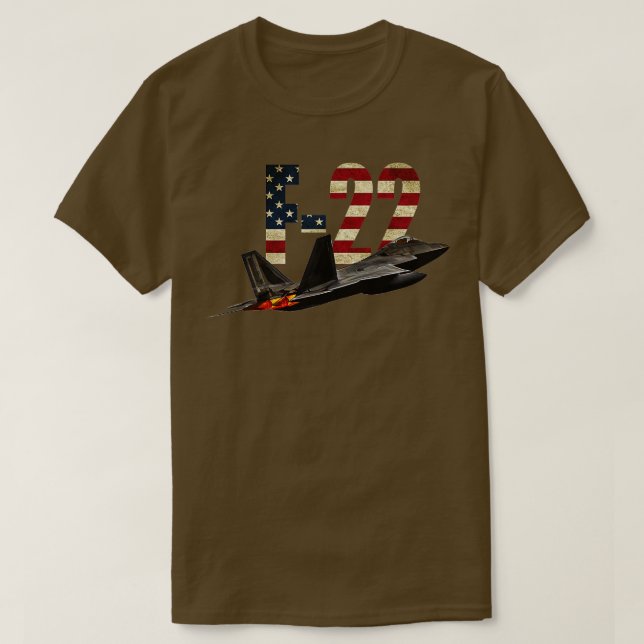 F22 Raptor Drone 1 T-Shirt (Design vorne)