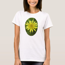 F26w Gelbe Wildblume Ziegenbart T-Shirt