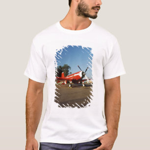 F2G-1D Super Corsair Flugzeug auf einer Luftfahrts T-Shirt