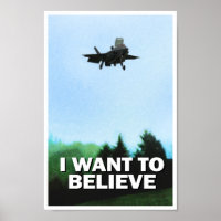 F35 Joint Strike Kämpfer Wollte ich, Poster zu gla