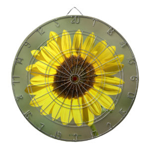 F47 Gelbe Wildblume Gewöhnliche Einjährige Sonnenb Dartscheibe