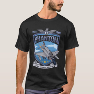 F4 Phantom II Jet Fighter Military Aviation T-Shirt