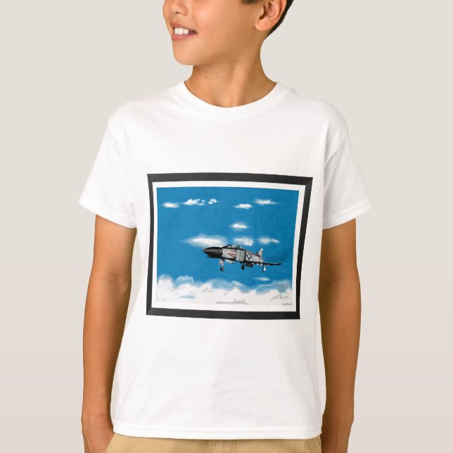 F4 Phantom Navy Jet Fighter T-Shirt (Vorderseite)