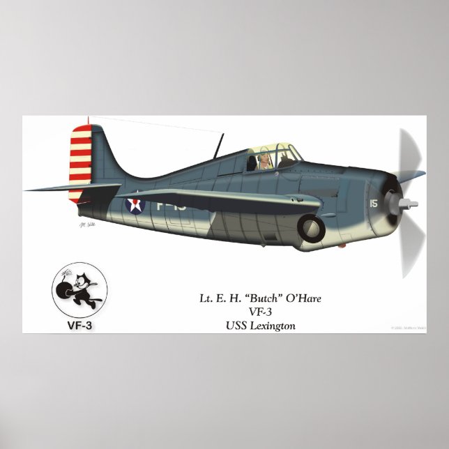 F4F Wildcat (O'Hare) Poster (Vorne)