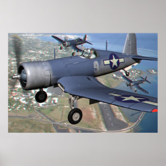 F4U 3D-Anaglyph Poster