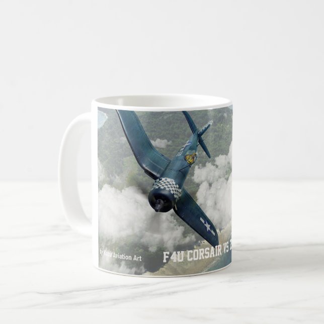 F4U Corsair Kaffeetasse (Vorderseite Links)