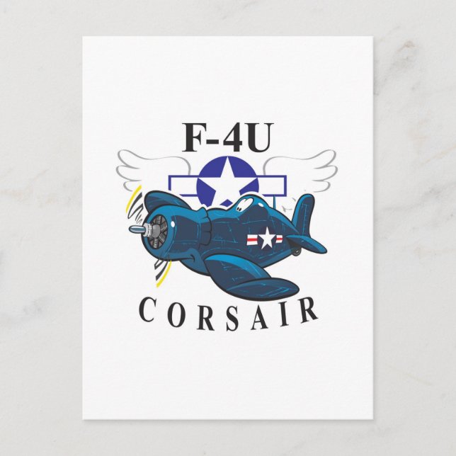 f4u corsair postkarte (Vorderseite)