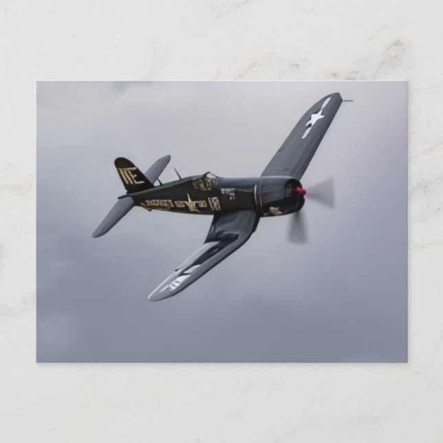 F4U Corsair Postkarte (Vorderseite)