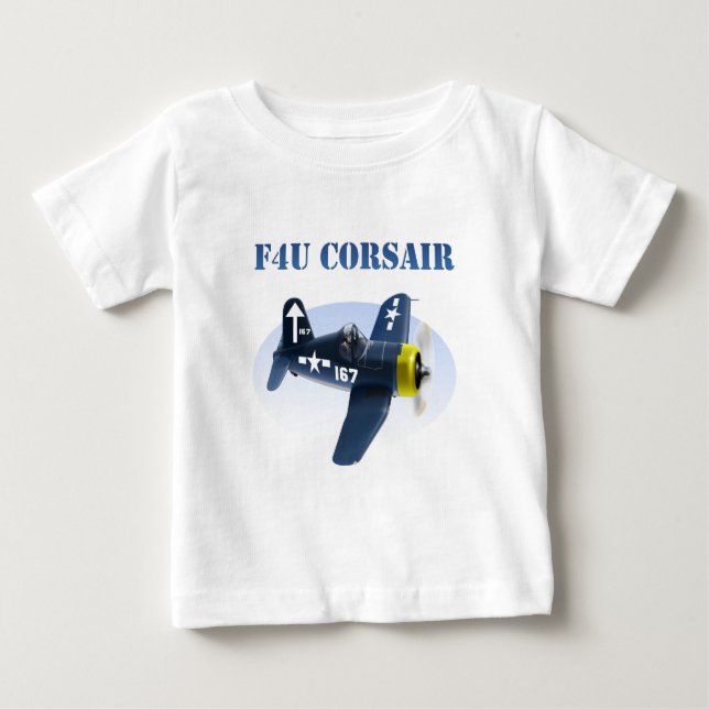 F4U Seeräuber-Flugzeug #167 Baby T-shirt (Vorderseite)