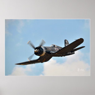 F4U Seeräuber GullWing Poster