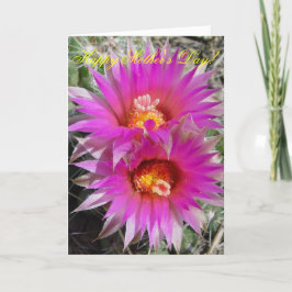 F5 Ball Cactus Blume "Escobaria vivipara" Karte